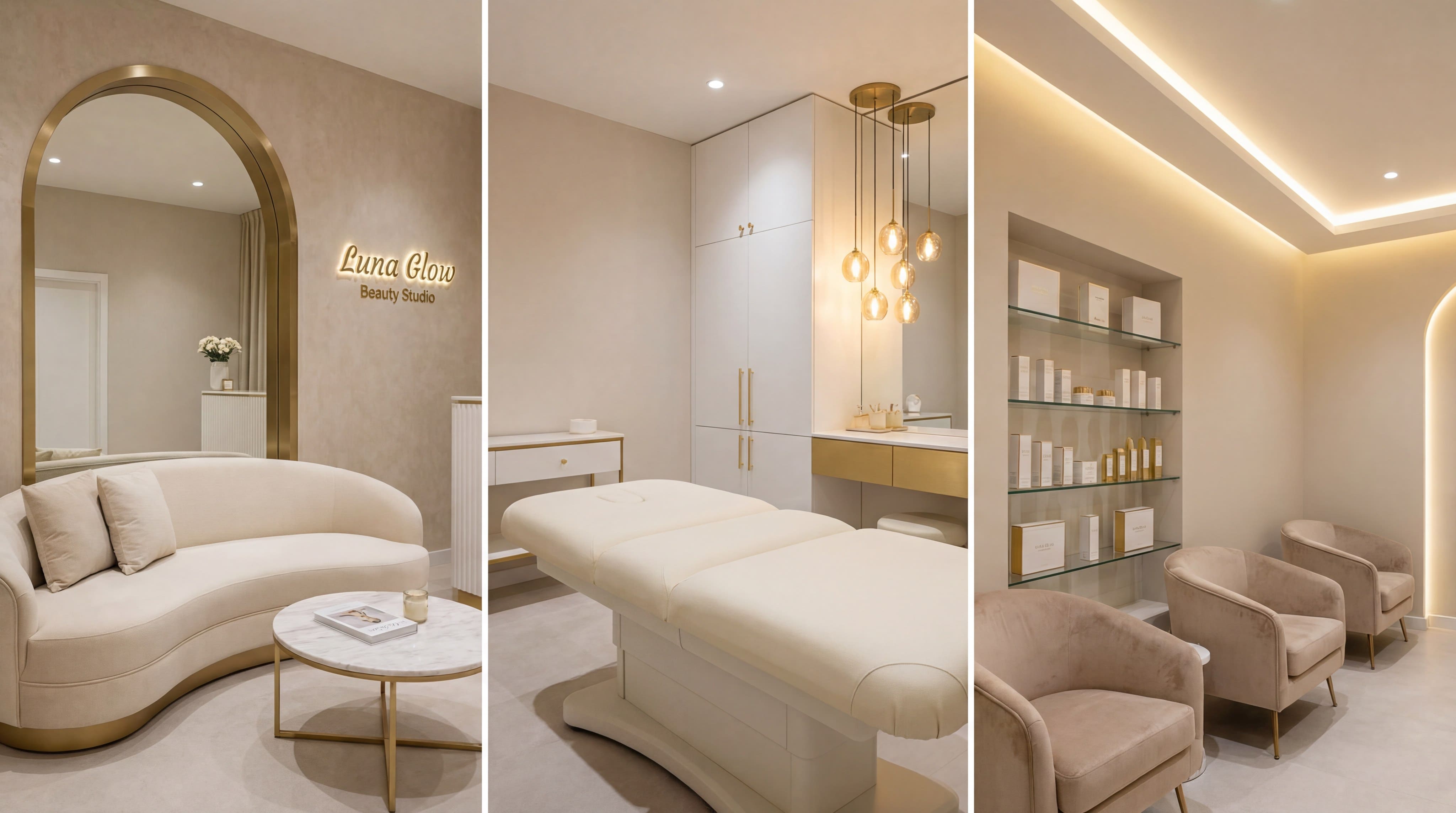 Luna Glow Studio Interior